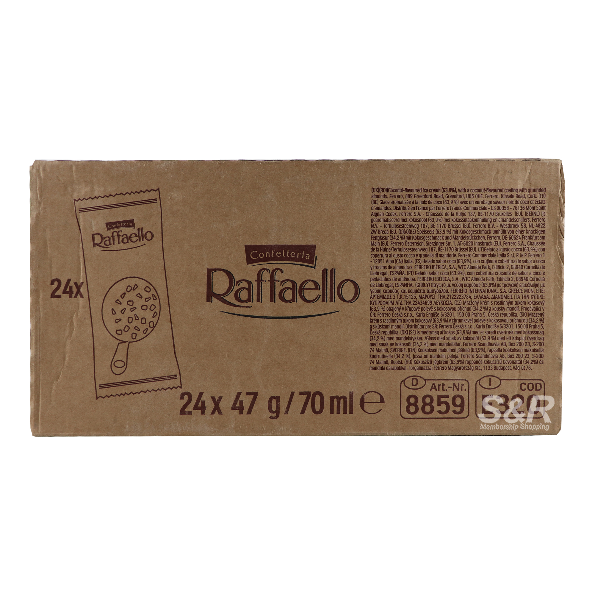 Confetteria Raffaello Ice Cream Stick 24pcs